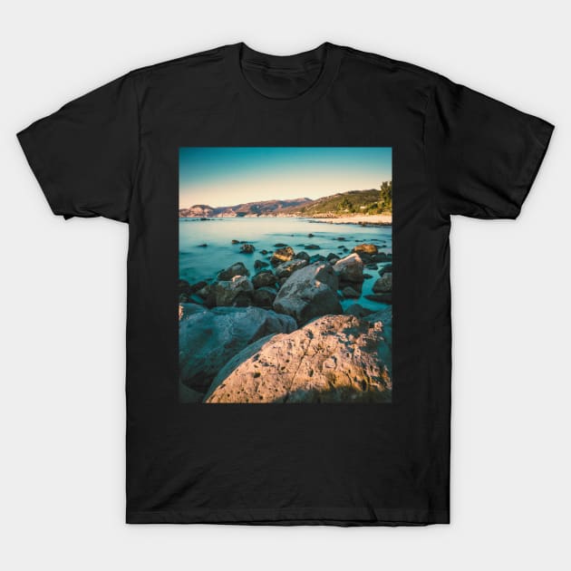 Aesthetic rocky coast T-Shirt by IOANNISSKEVAS